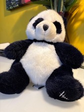 Harrods 7” Panda Teddy Bear Foot Stamped