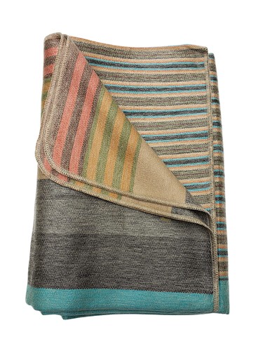 Alpaca wool throw blanket - alpaca,