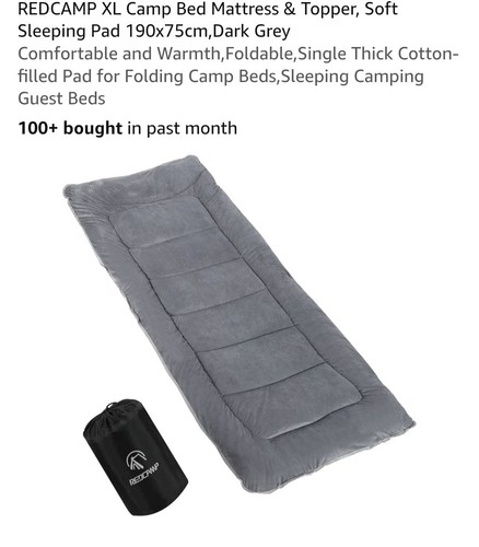 Redcamp camp bed - redcamp, mattress