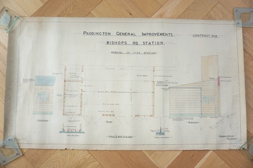 Bishops road station railway - road,