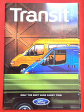 1998 FORD TRANSIT RANGE Sales Brochure Van Minibus Tourneo Flareside Tipper MINT