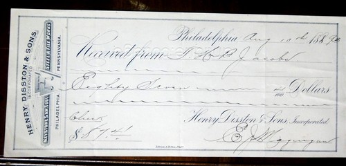 1893 antique henry disston saw - 1893,
