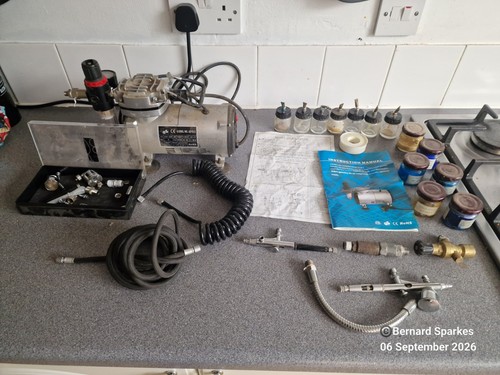 Airbrush compressor kit as18 - airbrush, as18-2