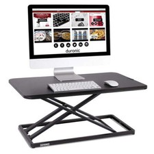 Duronic Sit-Stand Desk DM05D20 | Height Adjustable Office Workstation | 74x45cm 