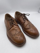 H By Hudson Brown Tan Brogues Wing Tip UK Size 8 EU 42 Lace Up Formal shoe