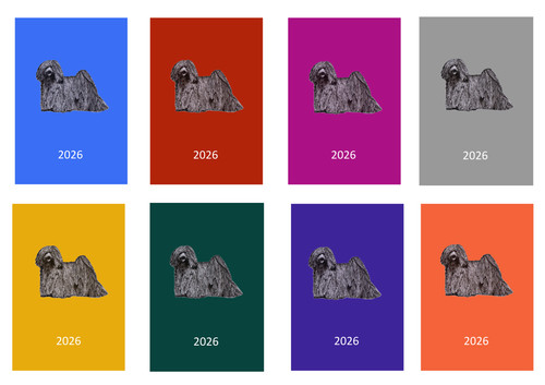 Hungarian puli 2026 diary - puli,