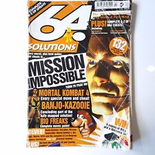 64 Solutions N64 Magazine MISSION IMPOSSIBLE Goldeneye Banjo Kazooie 1998 Vol 7