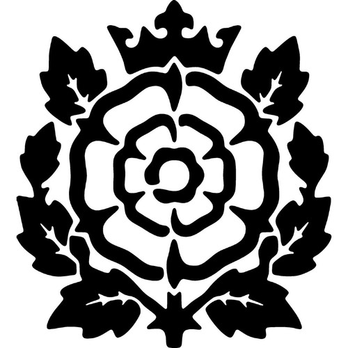 Heraldic tudor rose reusable - 'heraldic, rose'