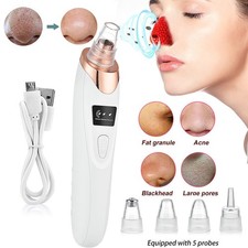 Electric Blackhead Remover Cleaner Face Pore Cleaner Rechargeable Vacuum Suction