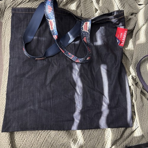 Harveys big denim tote bag - harveys,