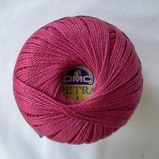 DMC Petra Crochet Cotton Thread Size 3, 100g Ball Colour 53805 Pink