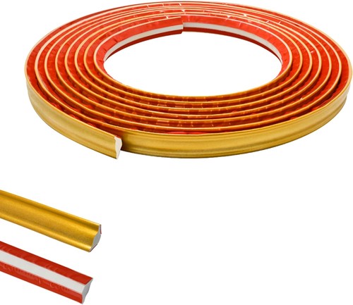 Gold pvc quadrant - gold,