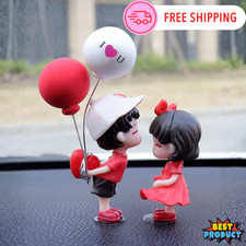 Cute Couple Figurine Car