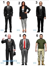 1/64 1/87 1/43 1/18 1/24 Male