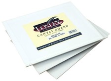 LOXLEY BLANK DOUBLE PRIMED CANVAS ARTIST BOARDS ACRYLIC & OIL COLOUR PAINTING