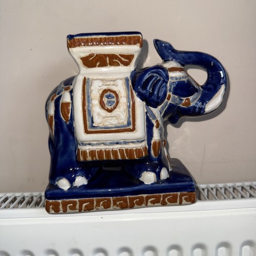 Vintage ceramic elephant - vintage,