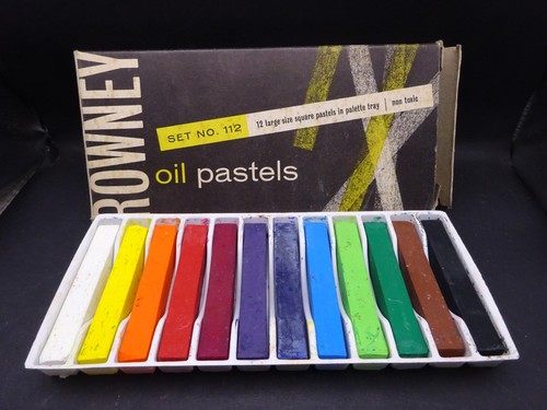 Vintage rowney oil pastels - ,