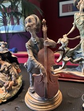 Guiseppe Capodimonte Old Man Playing Cello