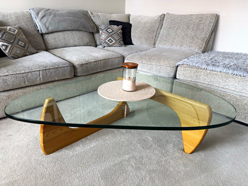 Glass coffee table - glass,