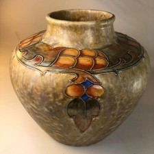 ART NOUVEAU CraNston Pottery Amphora Vase EXCEPTIONAL