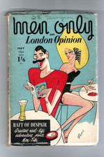 Men Only magazine May 1954 with first Vargas Girl original birthday gift