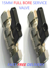 2 X CHROME BOLOFIX 15MM LEVER