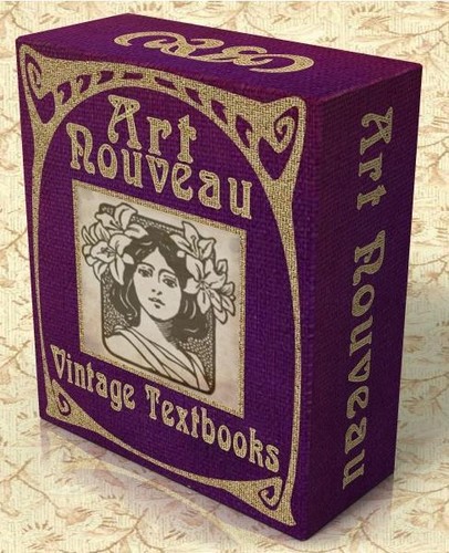 Art nouveau vintage - art,