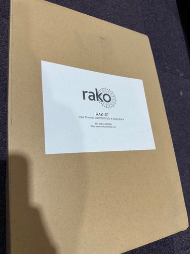 Rako controls rak four - controls, rak-4f