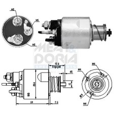 Automatic starter fits CLIO