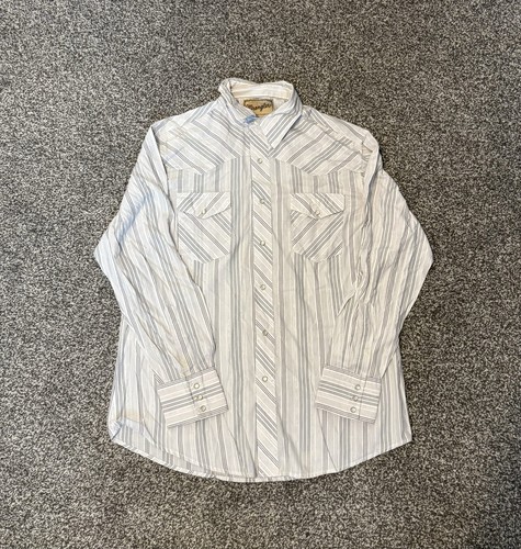 Wrangler shirt white grey - wrangler,