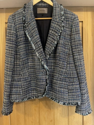 Jaeger navy fitted boucle - navy,