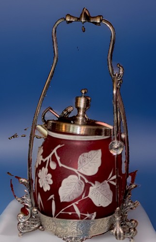 Mary gregory cranberry glass - mary,
