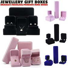 Black pink velvet jewellery - black/pink,