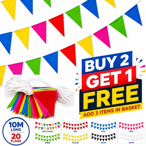 Multicolour pvc bunting - multicolour,