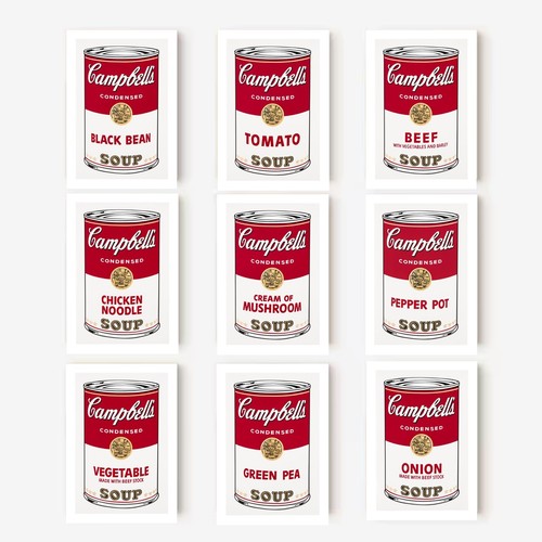 Andy warhol set of - warhol,