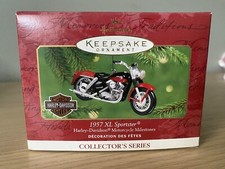 Hallmark Keepsake Ornament 1957  XL Sportster Harley Davidson Motorcycle 