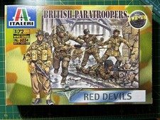 Italeri 6034 British Paratroopers Red Devils 50 Figures 1/72 Scale
