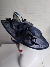 Fascinator Headband Navy Blue