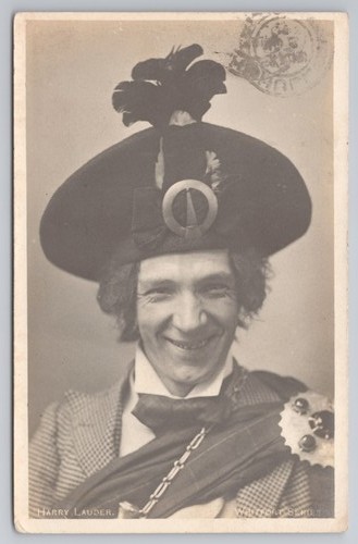 Harry lauder postcard whitfort - harry,