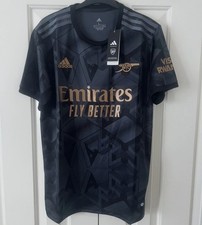 Arsenal Black Away Shirt 22/23