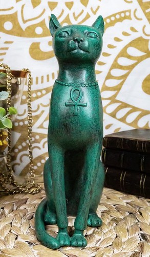 Ebros egyptian sitting cat - sitting,
