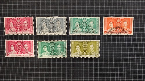 1937 kgvi coronation colonies - coronation,