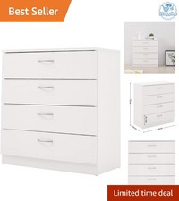 Durable 4 Drawer Wooden Chest