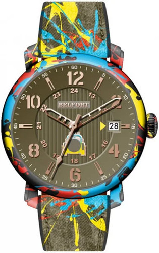 Belfort street art - street, watch