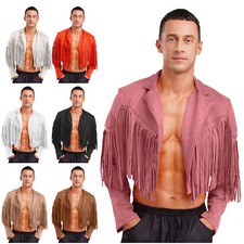 Men's Fringe Faux Suede Fringe