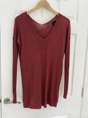 Next red longline fine jumper - longline,