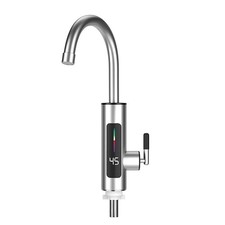 Kitchen Electric Stainless Steel Water Heater Tap Instant Hot Cold Dispenser
