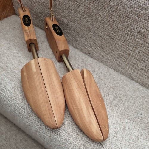 Wooden shoe trees - wooden, /