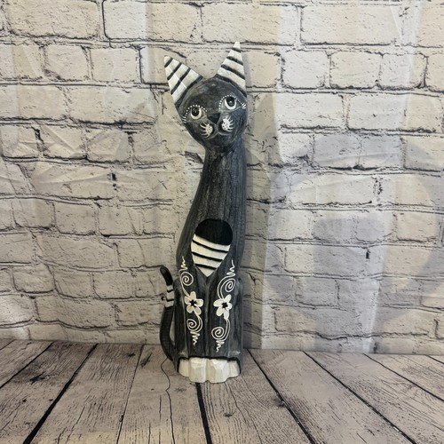 50cm grey flower - grey, shabby