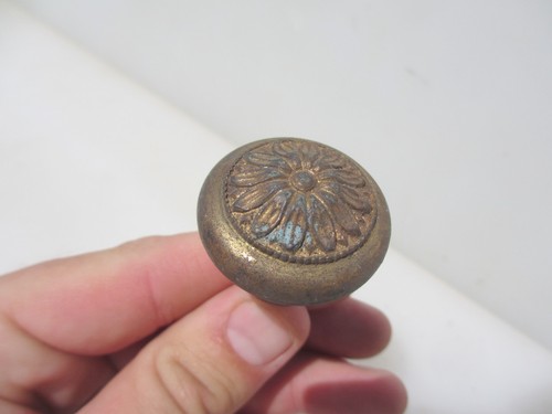 Antique brass cupboard knobs - antique,